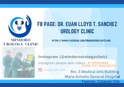Dr. EUAN LLOYD SANCHEZ, Calapan City, Urology .